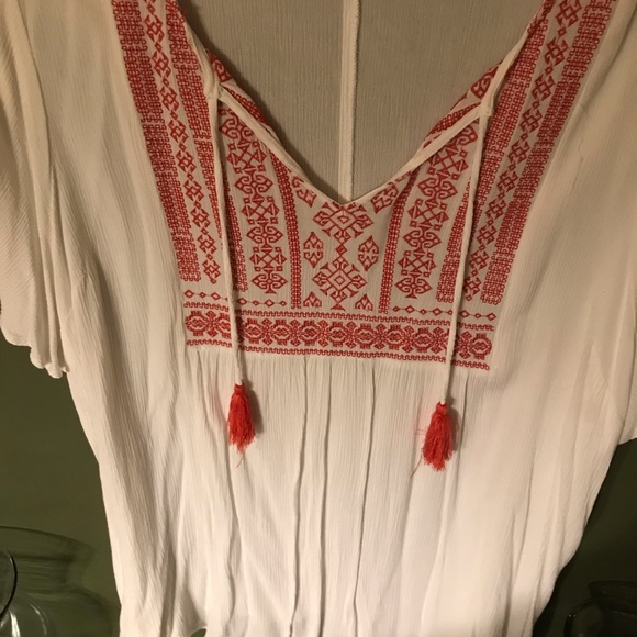 Morrocan boho rayon blouse - Picture 5 of 7